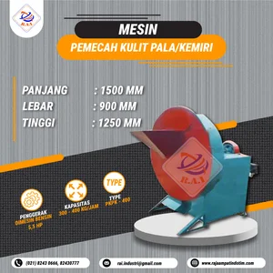 Mesin Pemecah Kemiri dan biji pala PKPK 400