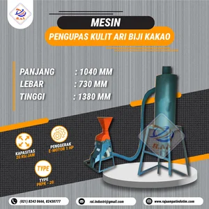 Mesin Pengupas Kulit Ari Biji Kakao RAI-PKPK 20