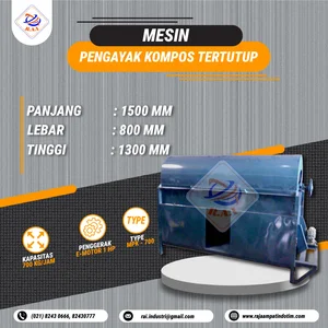 Mesin Pengayak Kompos Tertutup RAI-MPK 700