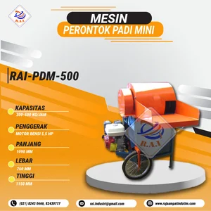 Mesin Perontok Padi Mini RAI PDM-500