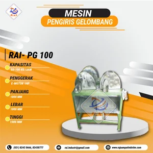 Mesin Pengolahan Singkong Gelombang RAI PG 100