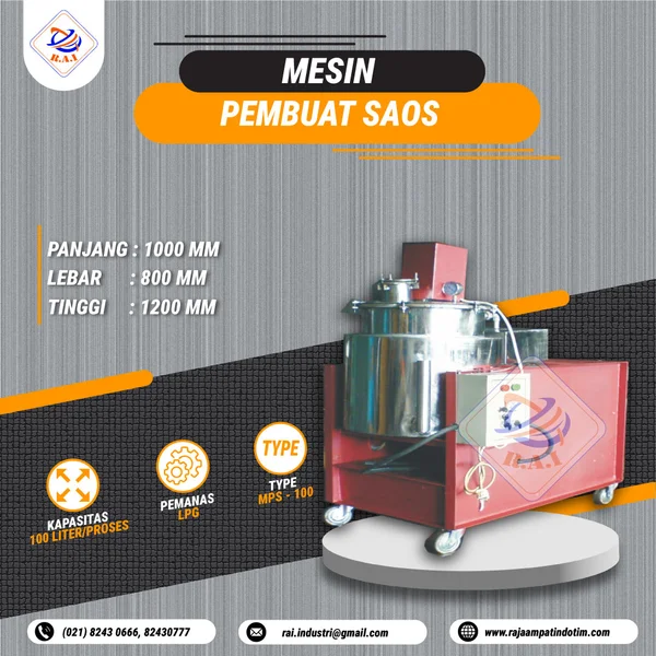 Mesin Pembuat Saus RAI-MPS 100