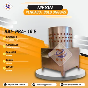 Mesin Pencabut Bulu Unggas RAI-PBA - 10 E