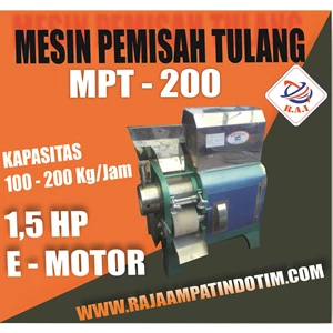 Mesin Pemisah Tulang ikan RAI - MPT 200