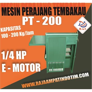 Mesin Perajang Tembakau RAI - PT 200