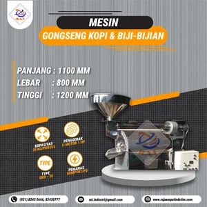 Mesin Gongseng Kopi dan Biji Bijian