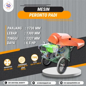 Mesin Perontok Padi RAI-PP 1000 D + INCLUDE TERPAL