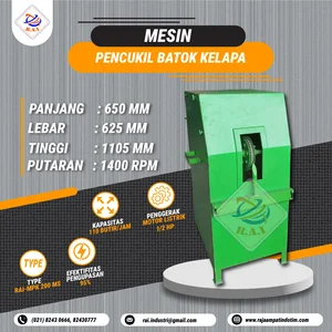 Mesin Pencungkil Batok Kelapa RAI-MPK 200 MS