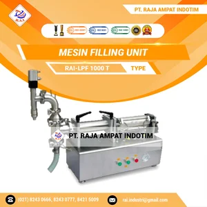 Mesin Pengemas Otomatis I Mesin Pengisi Cairan dan Pasta (Filling Unit) RAI-LPF 1000 T