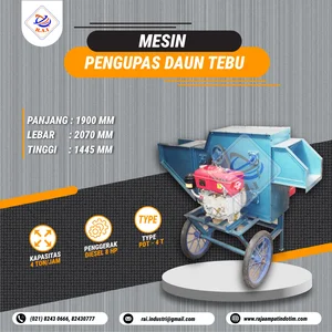 Sugarcane Leaf Peeler Machine RAI - PDT 4T Capacity 4 Tons/Hour Diesel 8 HP