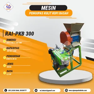 Mesin Pengupas Kulit Kopi Basah RAI-PKB 300