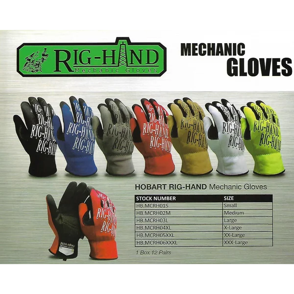 Hobart Mechanic Hand Glove