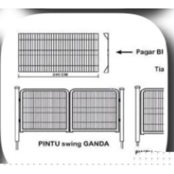 Pintu Swing Ganda