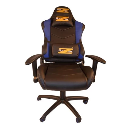 BraZen Shadow Professional Racing PC Gaming Chair-Black/Red 