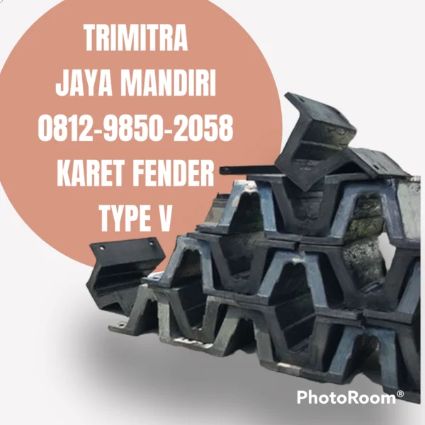 Rubber Fender Karet Bumper Kapal Pelabuhan Type D V Cell Silinder 