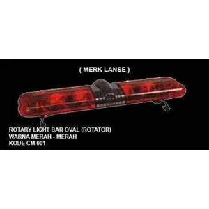 Lampu Strobo Rotary Light Bar Rotator Merah - Merah Lanse