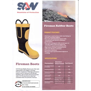 Sepatu Safety Fireman Boots