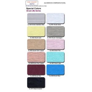 Aluminium Composite Panel Merek The Eight-Brush Series