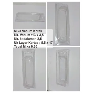 Alat Pancing Mika Kemasan Pancing ( Kotak ) untuk Lure atau umpan mainan Uk. 13 x 3.5 x 2.5 cm