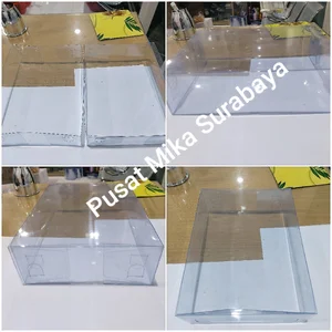 plastik Mika Kotak Badan Tutup Uk. 23 x 23 x 7 