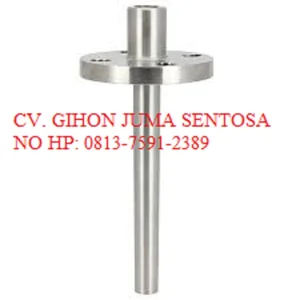 Thermowell with flange (fabricated) Tantalum cover or wetted parts special material Model TW40 