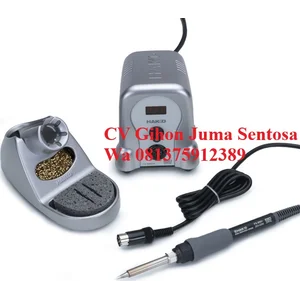 Hakko FX888DX 010SV  Digital Soldering Station with Rotary Encoder Silver Housing