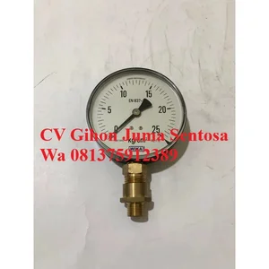 PRESSURE GAUGE WIKA 1 2 NPT 0 25KG PRESSURE GAUGE WIKA 1 2NPT 0 25KG
