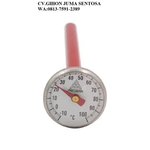 Bimetal pocket thermometer : stainless steel