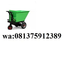 KINGRINS  Gerobak Elektrik 500kg  Electric Dump Cart 4 Roda   Gerobak Angkut Barang Industrial Gerobak sorong Listrik kapasitas 500 kg
