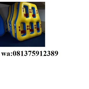 Perahu Karet Donat boat waffle ZEBEC kapasitas 5 orang