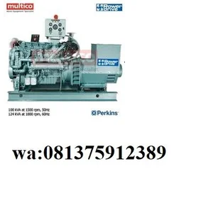 PDM140E70HE / E70TAG2M   140 kVA / 112 kWE  Power Drive Powered by Perkins Marine Generator Set Auxiliary Engine Genset Solar/Diesel