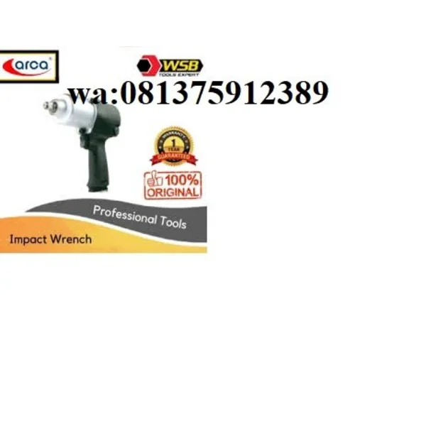 Mesin Bor Alumunium Tangan 1/2" ARCA Maks Torsi 745 Nm
