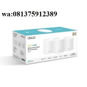 ROUTER TPLINK DECO X10 WIFI 6 DUAL BAND 2 4GHz and 5GHz AX1500 GIGABIT PORTS 2 Pack