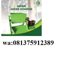 Mesin Mixer Kompos Mesin Pengaduk Kompos Mesin Pengaduk