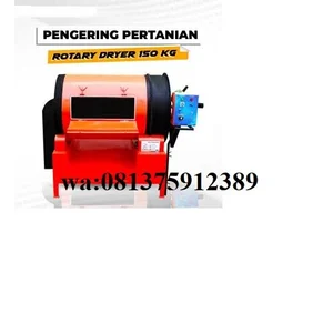 Mesin Pengering Jagung Padi Ampas Tahu Ampas Ubi Pupuk Gula Garam ROTARY DRYER KAP 150 TIPE GAS