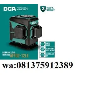 DCA AFF02 12LE Meteran Laser Bangunan / Green Laser Lever / Waterpass laser