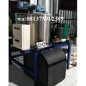Detail Mesin Pembuat Es Batu Bongkahan    Ice Flake Machine Maker 8 Ton