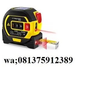 Trotec BD8M Laser Distance Meter Alat Ukur 3-in-1: Pengukur Jarak Laser  Laser Garis Silang  dan Meteran Pita