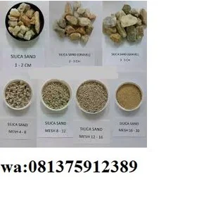 Pasir Silika bermacam ukuran mesh