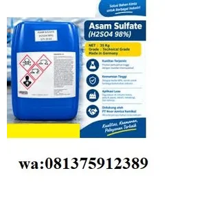 Asam Sulfat H₂SO₄ 98% – Bahan Kimia Industri Kemasan 35 Kg
