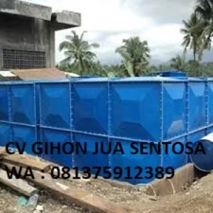  Tangki Fiber Roof Tank Panel Warna Biru