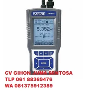 EUTECH PC650 pH/mV/Ion/Cond/TDS/Salinity/°C/°F Meter