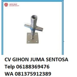 Hot Dipped Galvanized (HDG) Screw Jack Base