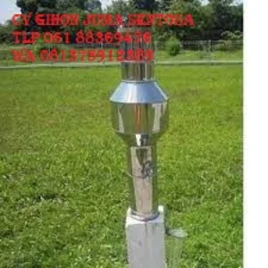 Alat Ukur Curah Hujan Rain Gauge Otomatis Helman