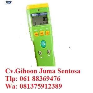 Analyzer Karbon   Monoxide Meter Gas TES-1372 Portable CO 