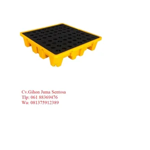Spill Pallet Spill Containment Pallet with Drain 4 Drum