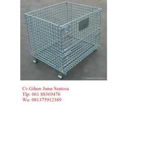 Pallet Mesh KERANJANG BESI LIPAT (100 x 80 x85) KAPASITAS 1.200KG