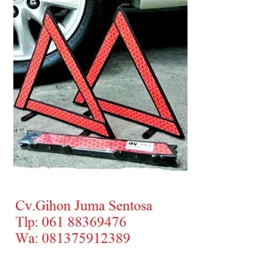 Segitiga Pengaman Mobil Reflektor Emergency Segi Tiga Mobil Darurat