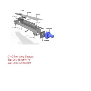 SCREW CONVEYOR KAPASITAS 2-3 TON JAM