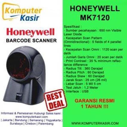 Dari Barcode Scanner Honeywell Mk 7120 0